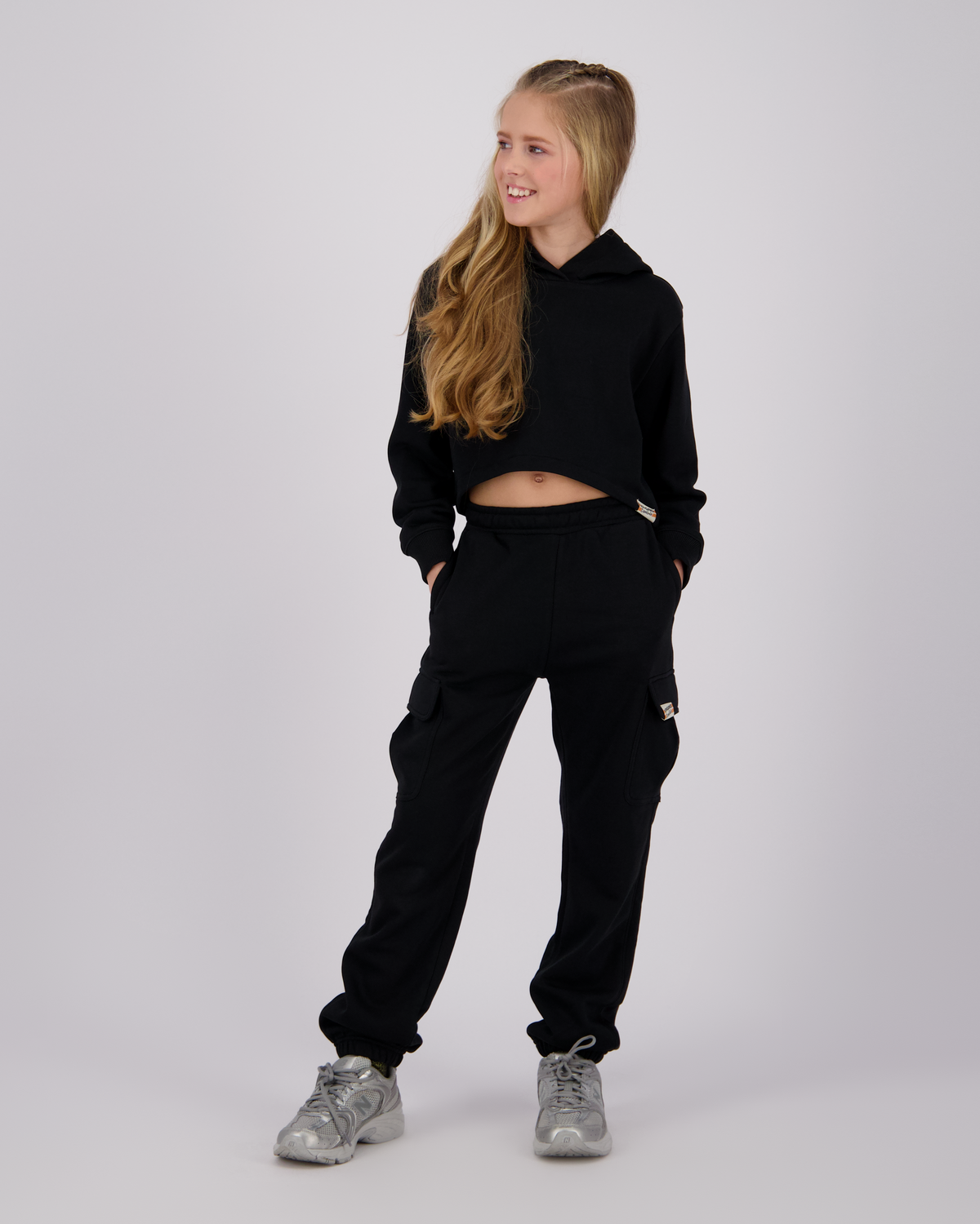 Hoodie G-basic-sweat-Hoodie Crop