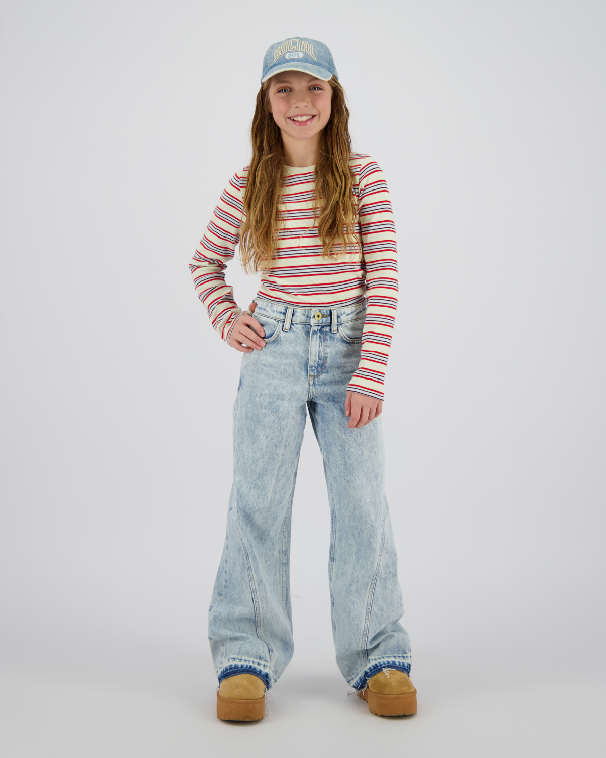 Extra wide leg Jeans Cassie Seam