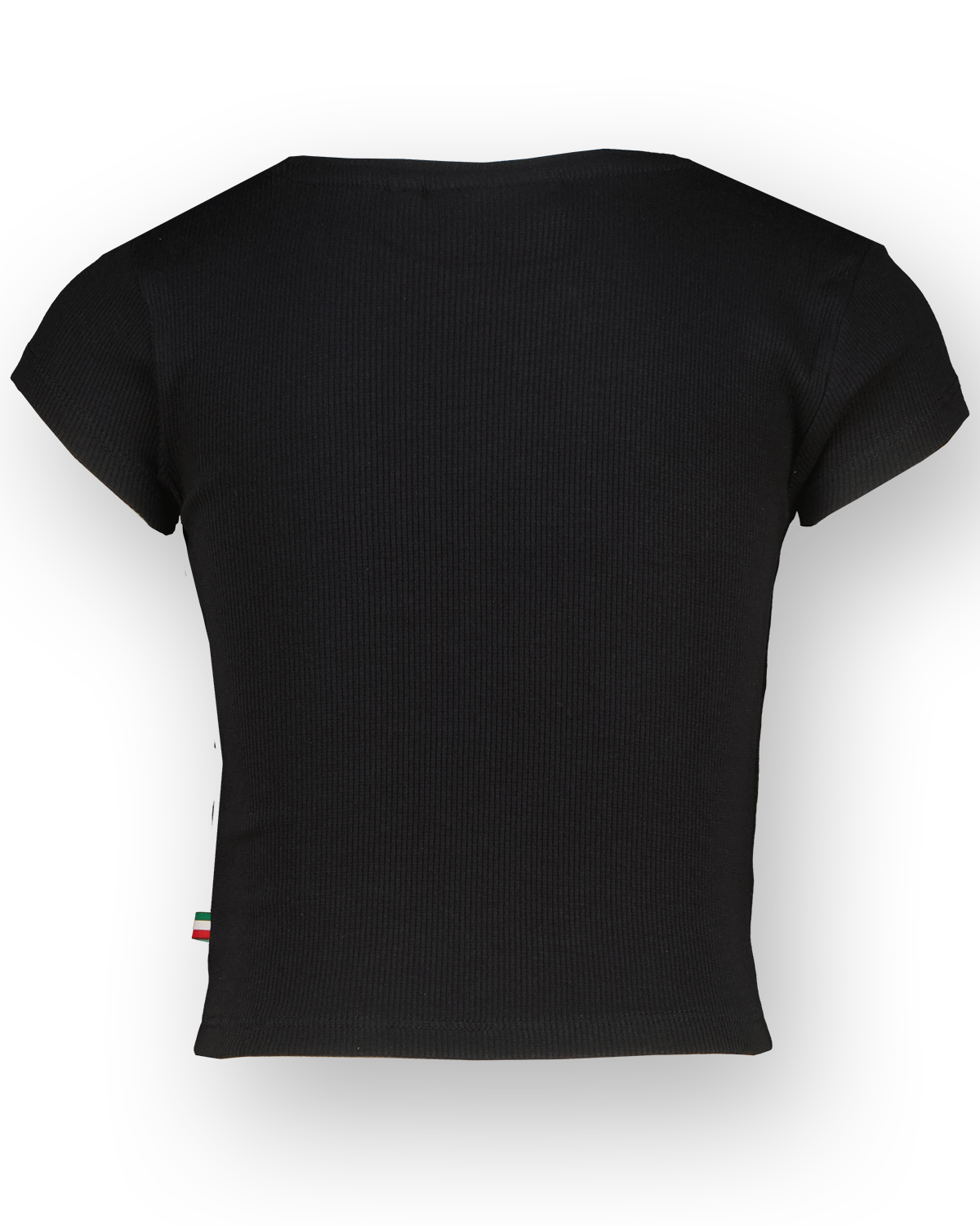 T-Shirt Basic-Crop Rib Tee