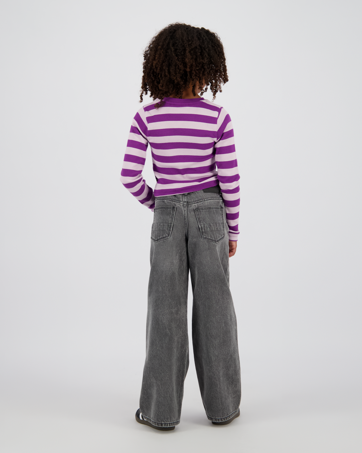 Extra wide leg Jeans Cherry
