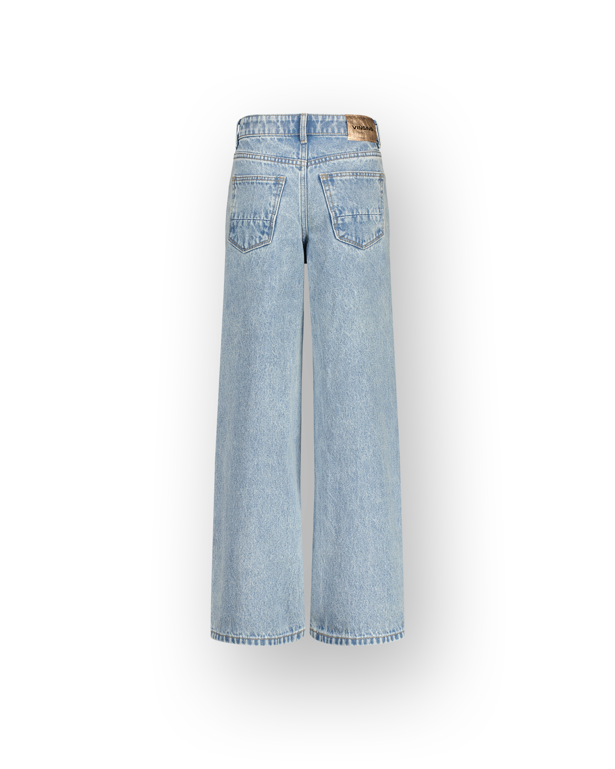 Extra wide leg Jeans Cherry
