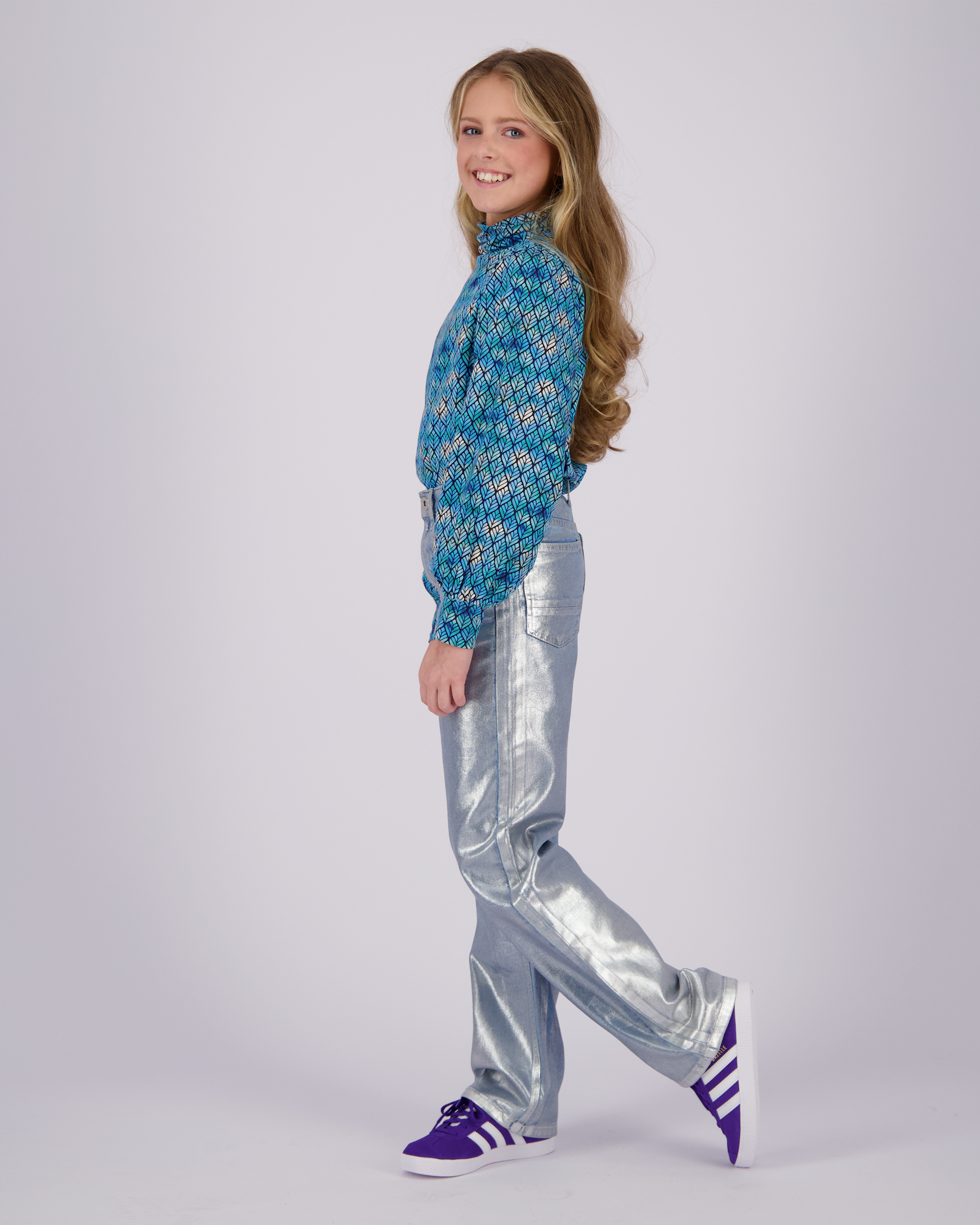 Wide leg Jeans Cato Metallic