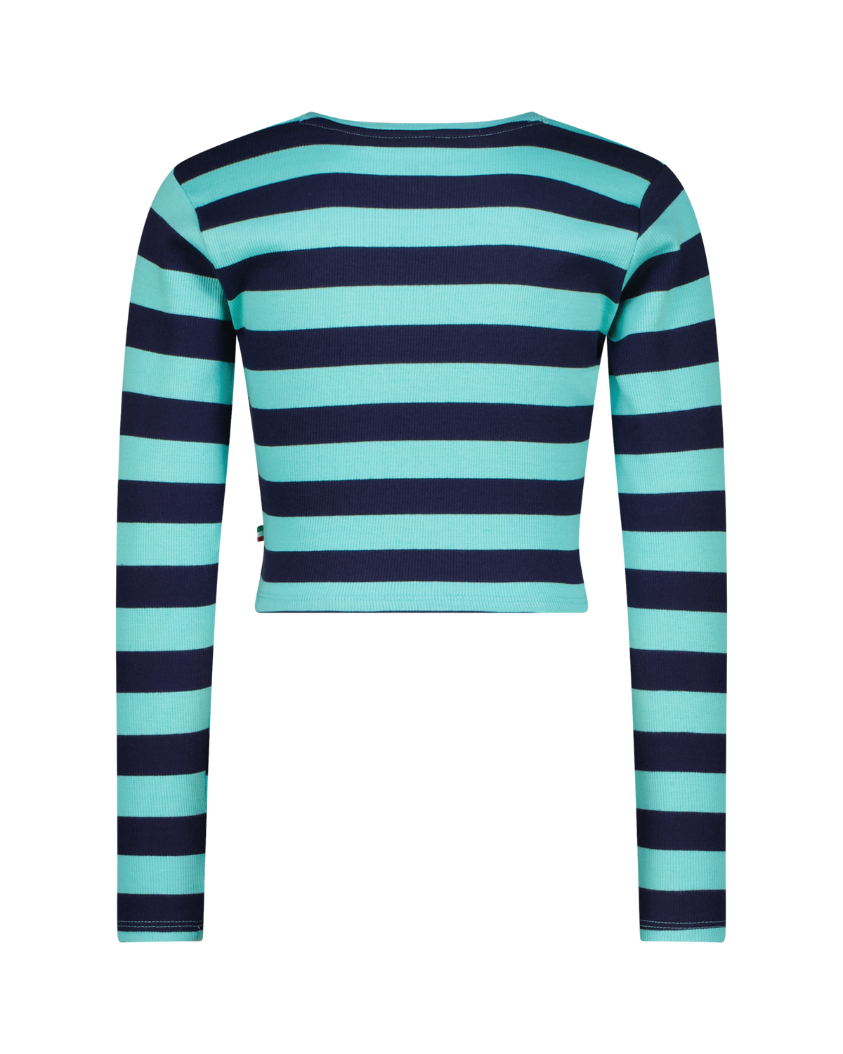 T-shirt G-basic-crop Rib Stripe