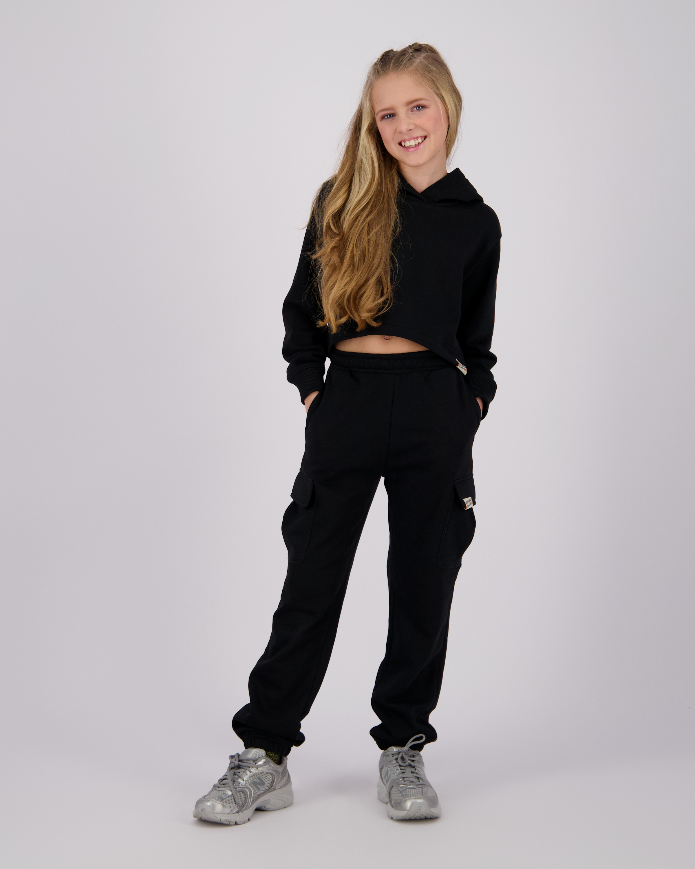 Hoodie G-basic-sweat-Hoodie Crop