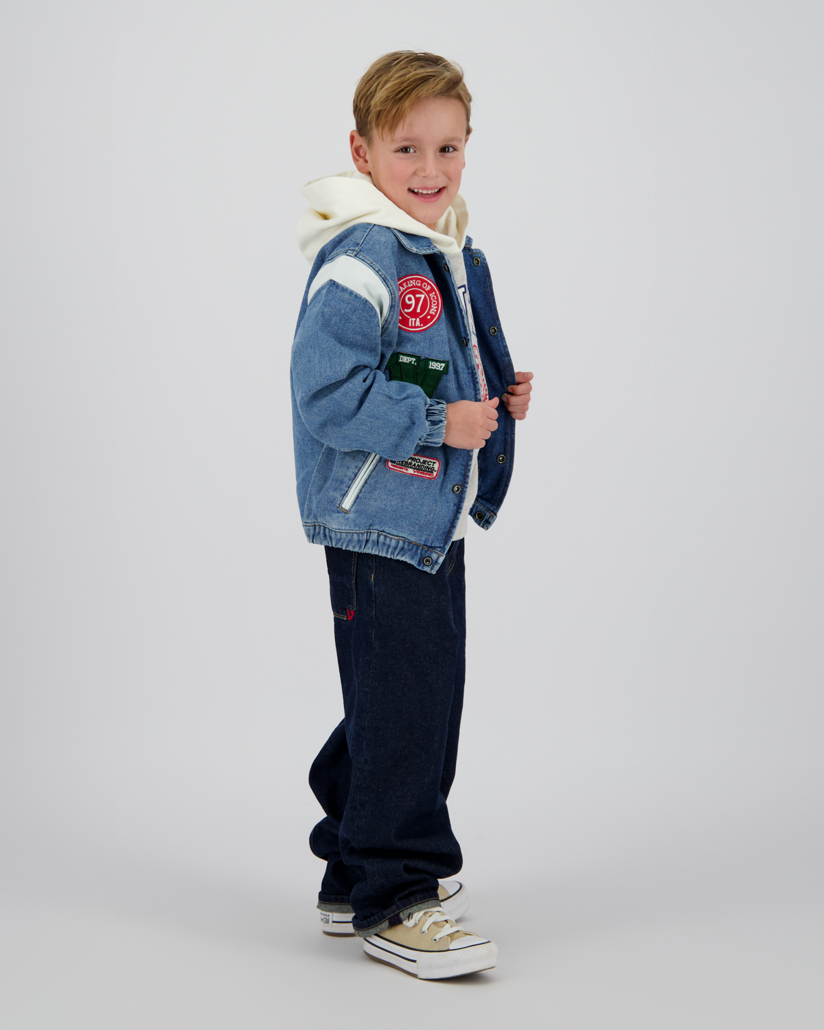 Boxy Jacket Figo badge