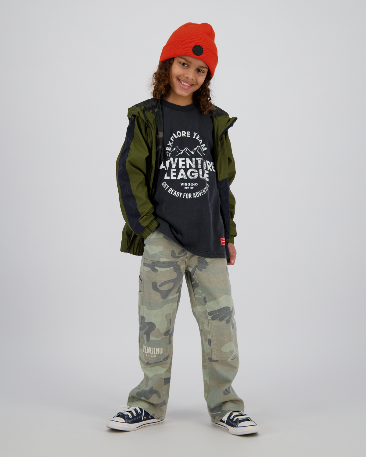 Relaxed Jeans Gino camo worker