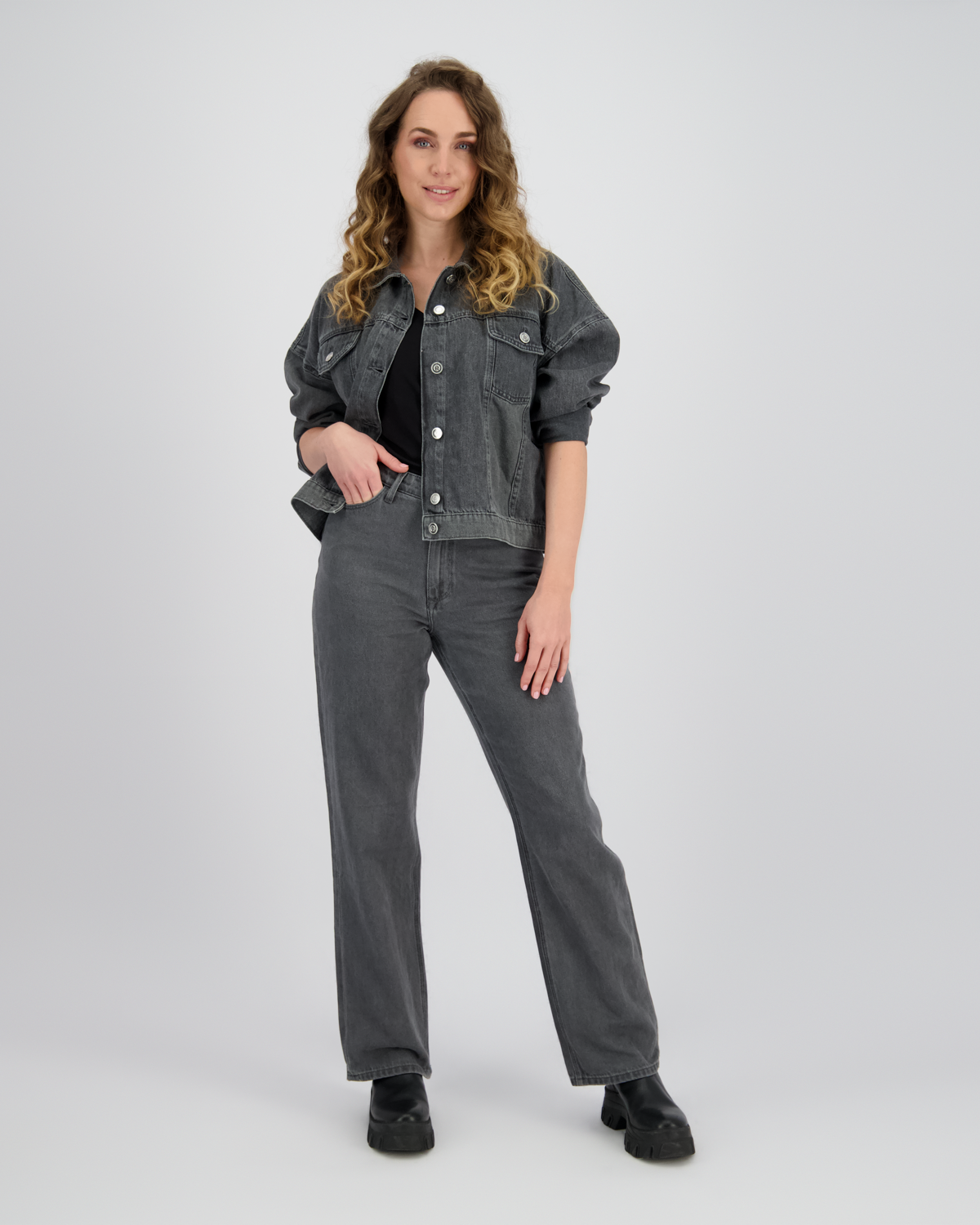 Baggy Denim Jas Veronica Star