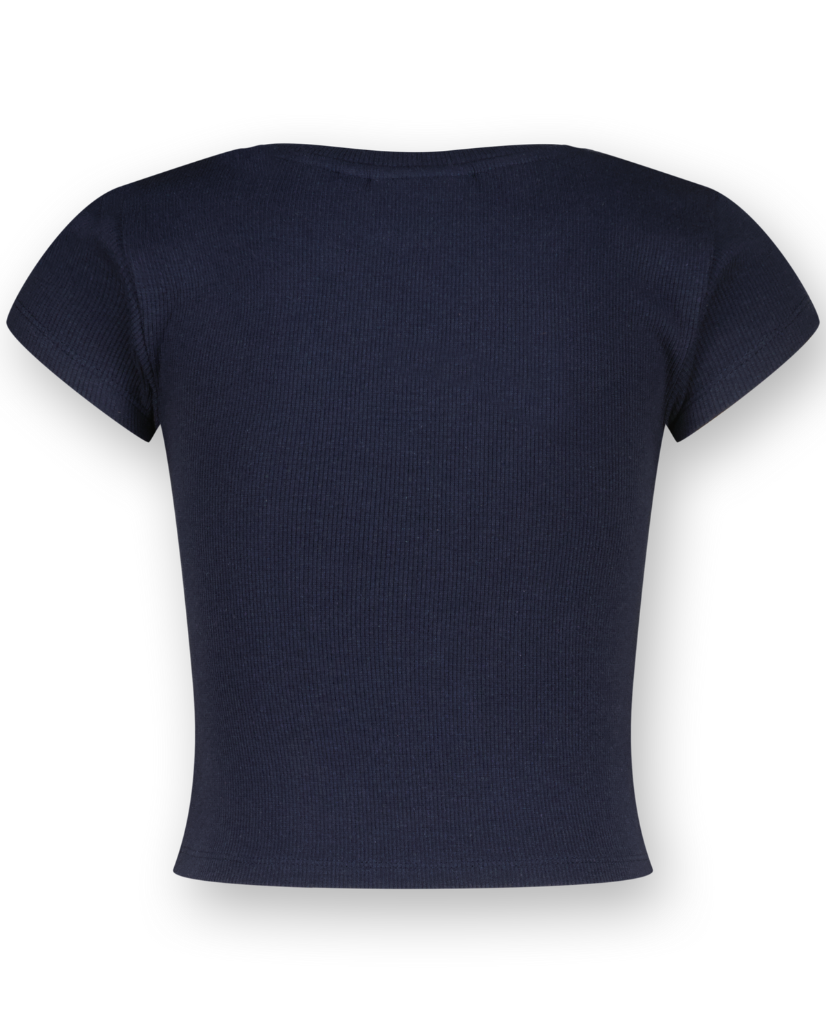 Top G-Basic-Crop Rib Tee